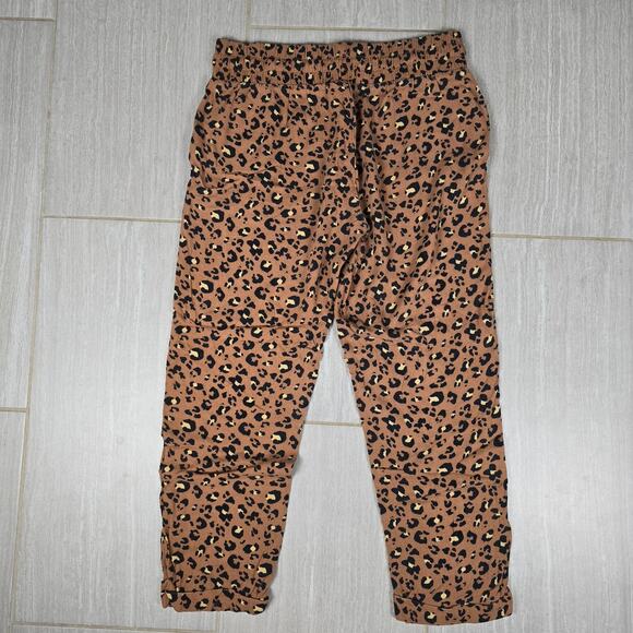 Hurley Womens Leopard Easy Rolled Cuff Pants size Medium - Picture 5 of 7